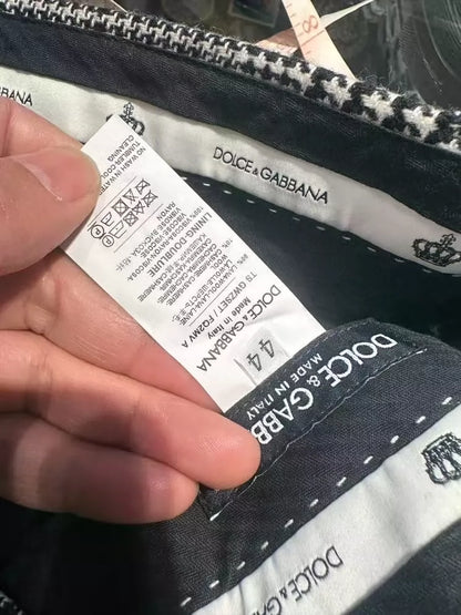 Dolce & Gabbana plaid slacks-zp