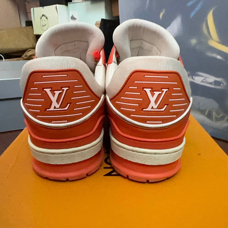 Louis Vuitton Trainer Fashion Sneakers in Orange 0079
