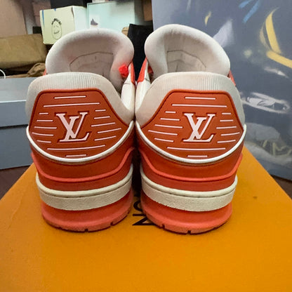 Louis Vuitton Trainer Fashion Sneakers in Orange 0079