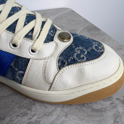 Gucci Screener Denim Series Stylish Sneakers 0079
