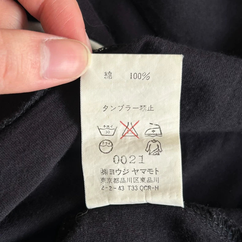 Yohji Yamamoto 03ss Long Sleeve T-Shirt