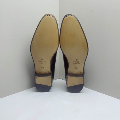 Gucci Leather Lace-Up Casual Shoes for Men 0079