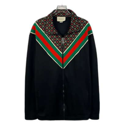 Gucci Black Logo Star Zip Jacket XL
