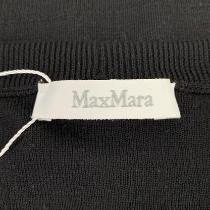 maxmara Black Logo Knit Sweater