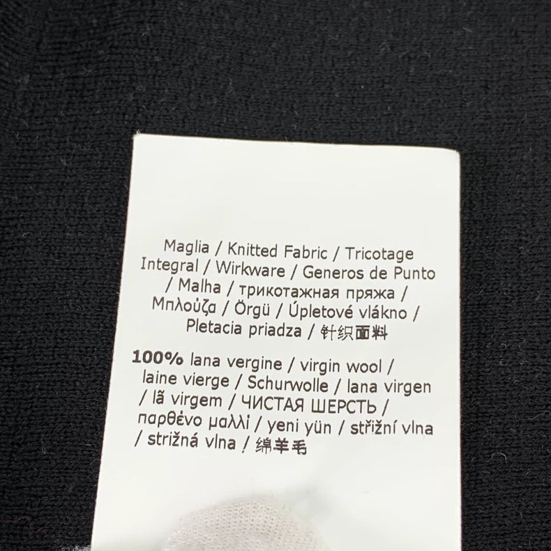 maxmara Black Logo Knit Sweater