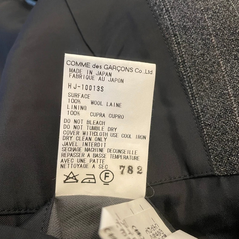 COMME des GARÇONS Wool Suit Jacket in Gray
