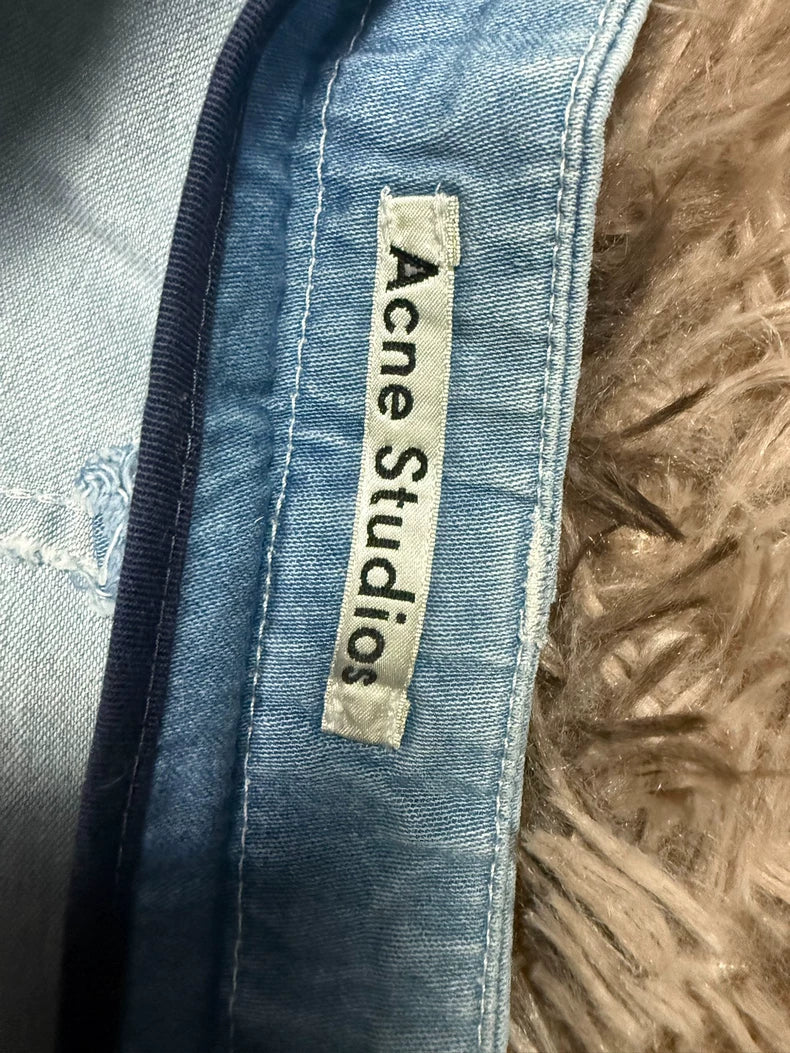 Acne Studios Washed Denim Shorts