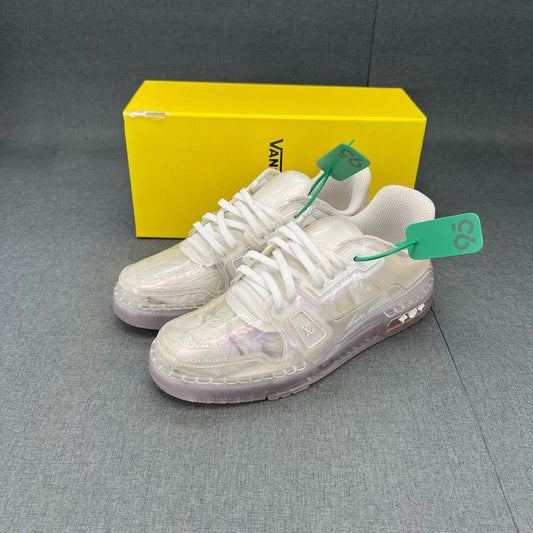 Louis Vuitton Trainer Monogram Crystal Lowtop Sneakers 0079