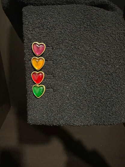 Saint Laurent Love Heart Jacket Women's