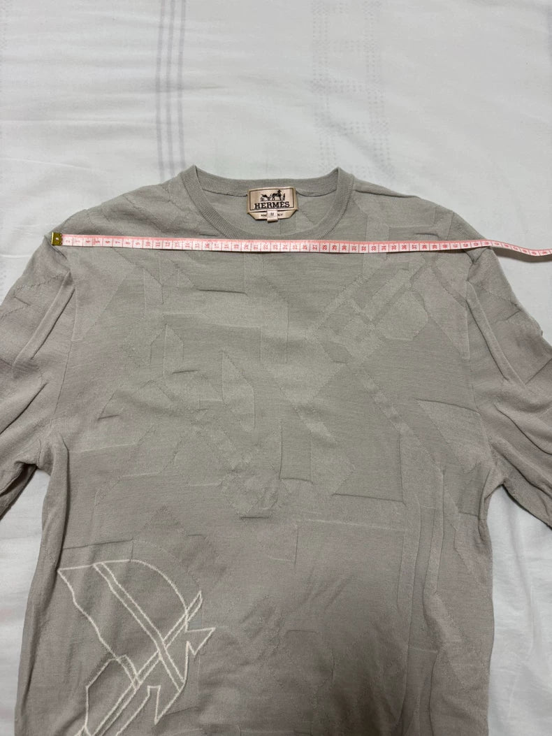 Hermes Short Sleeve Knit Top-yf