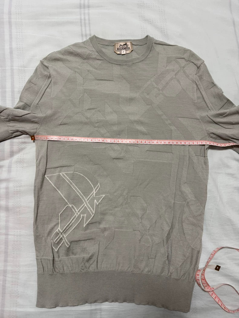 Hermes Short Sleeve Knit Top-yf