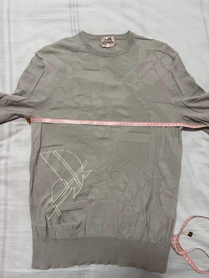 Hermes Short Sleeve Knit Top-yf