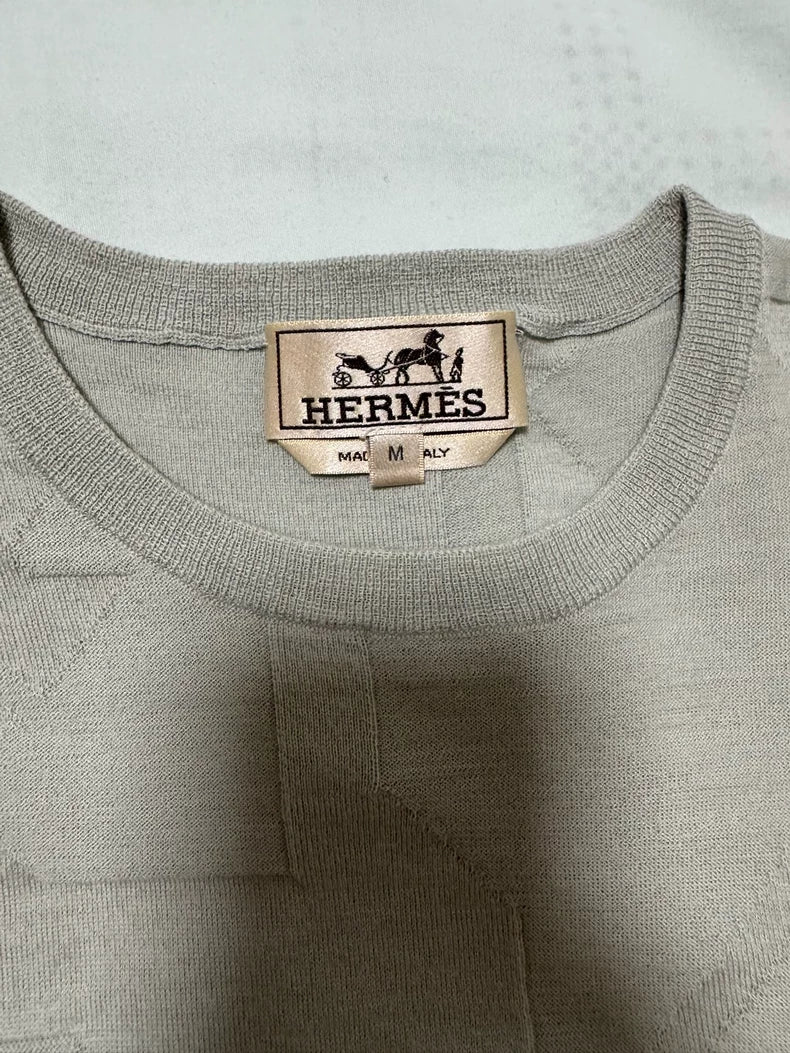 Hermes Short Sleeve Knit Top-yf