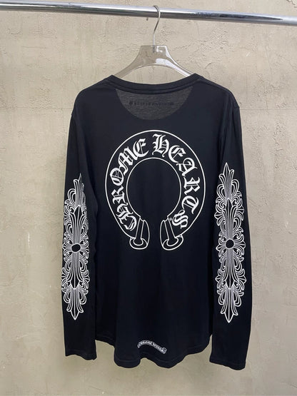 Chrome Hearts Black Long Sleeve Sweatshirt