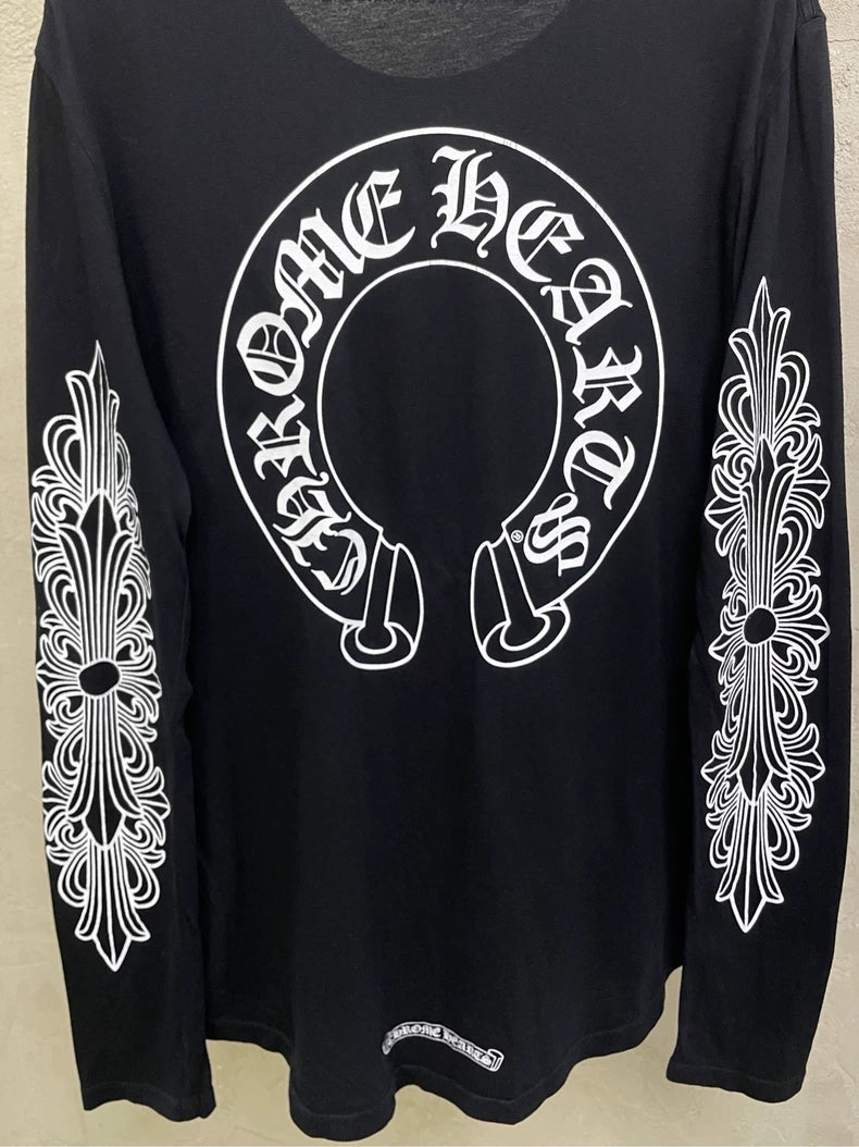 Chrome Hearts Black Long Sleeve Sweatshirt