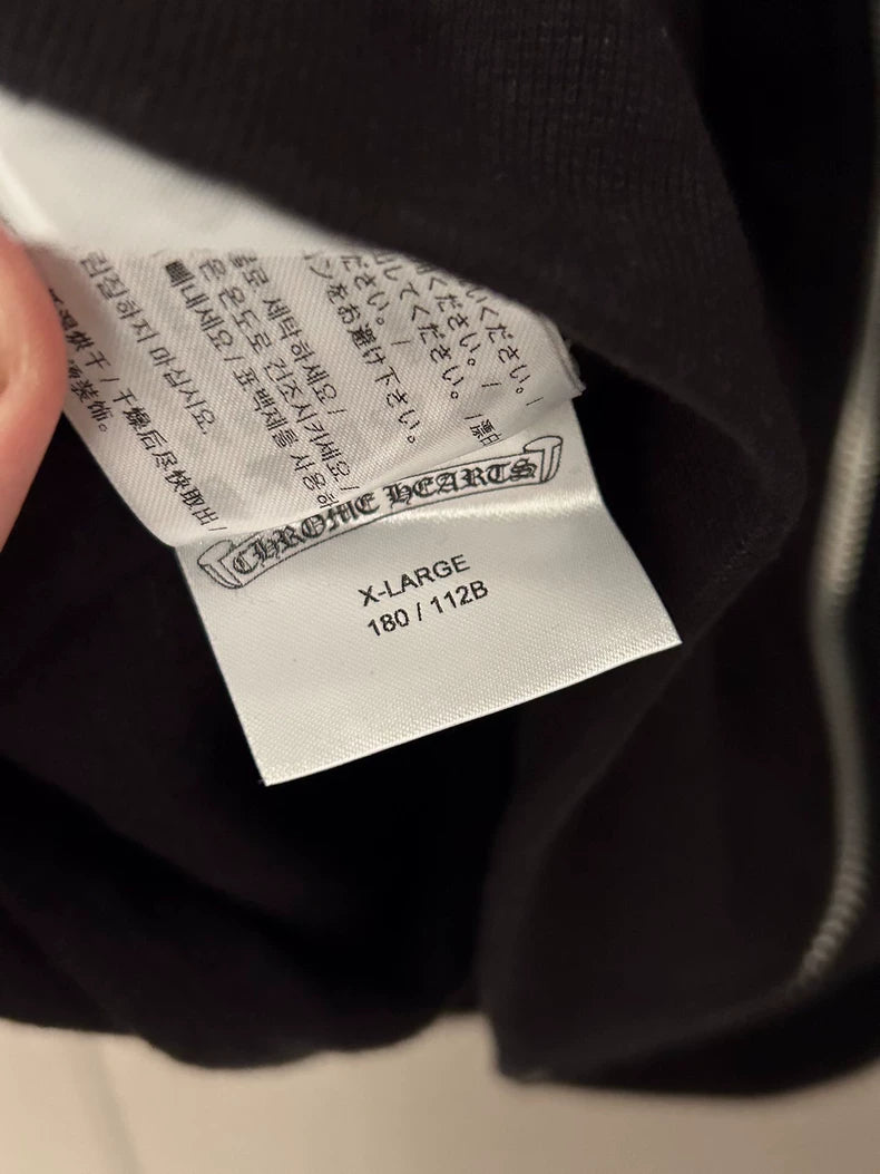 Chrome Hearts Red Cross Zip Hoodie