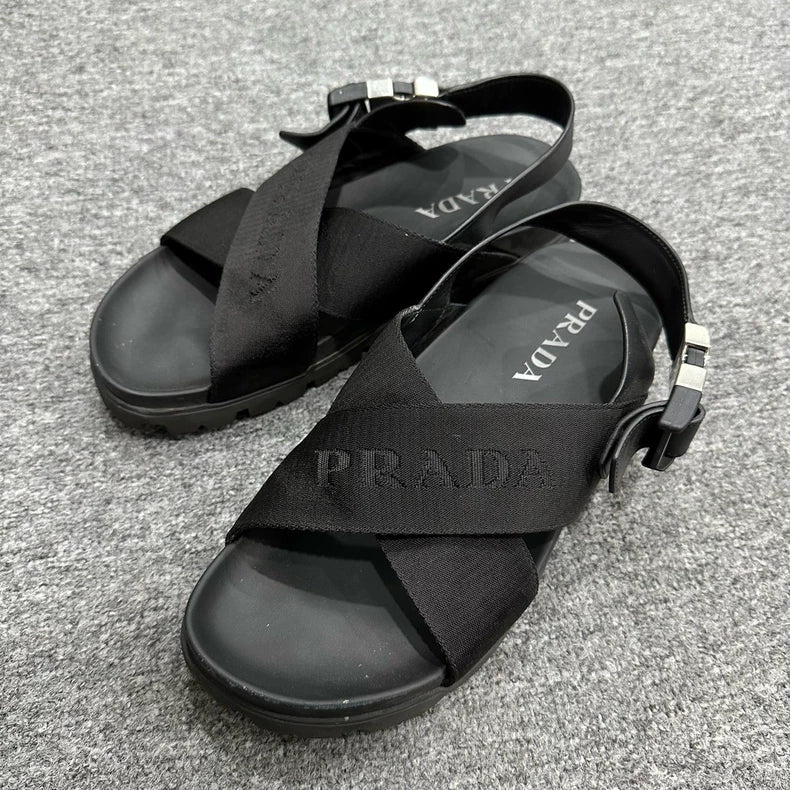 Prada Functional Buckle Sandals