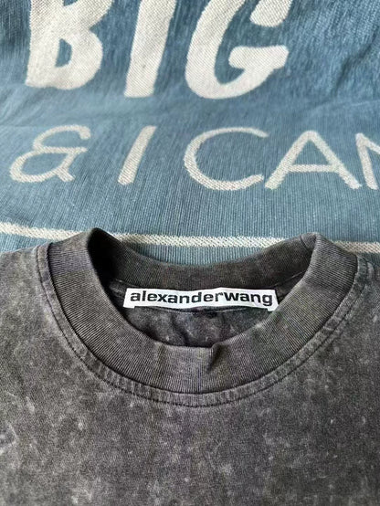 Alexander Wang Short Sleeve Crop Top