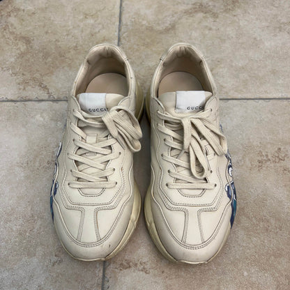 Gucci Rhyton Wave Print Thick Sole Sneakers 0079