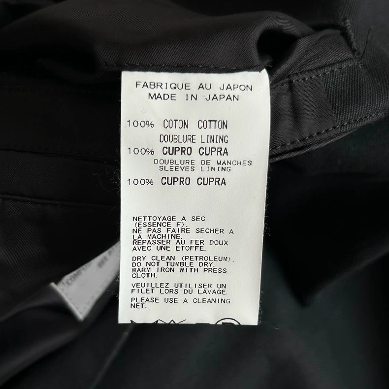 Yohji Yamamoto Short Sleeve Suit Jacket