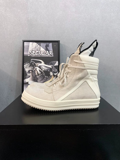 Rick Owens Geobasket Sneakers in Grey-yf