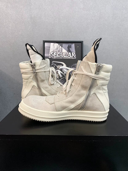Rick Owens Geobasket Sneakers in Grey-yf