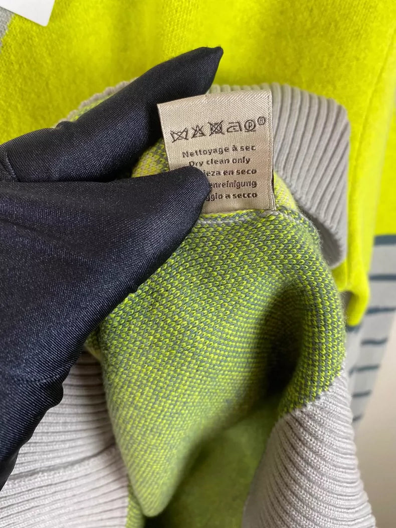 Hermes Knitted Pullover Sweater with Sun Design