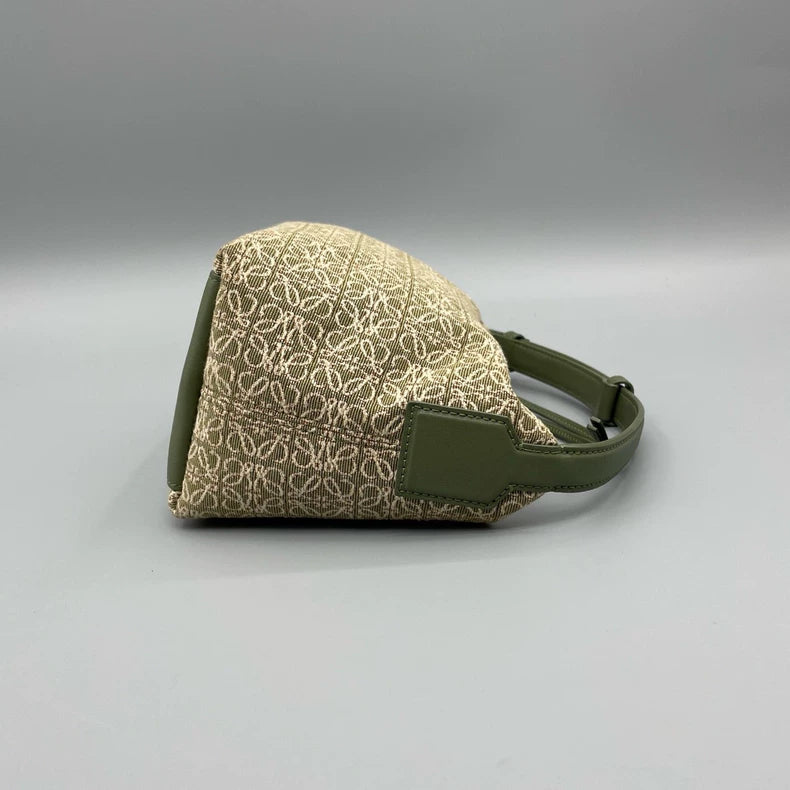 Loewe Cubi Avocado Green Handbag