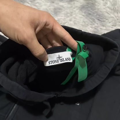 Black Zip Hoodie from Stone Island