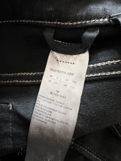 Rick Owens Drkshdw Waxed Double-Ring Pants