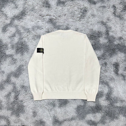 Stone Island 23FW White Wool Sweater