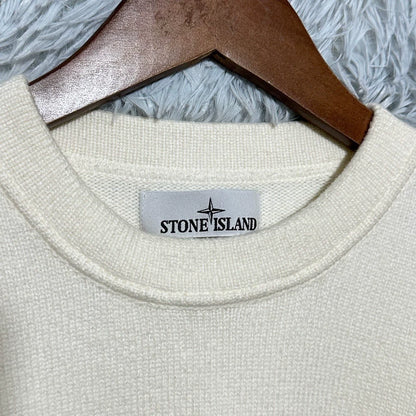 Stone Island 23FW White Wool Sweater