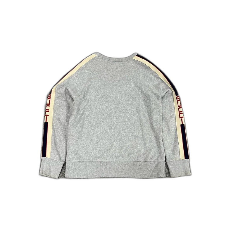Gucci Gray Crewneck Sweatshirt with Logo