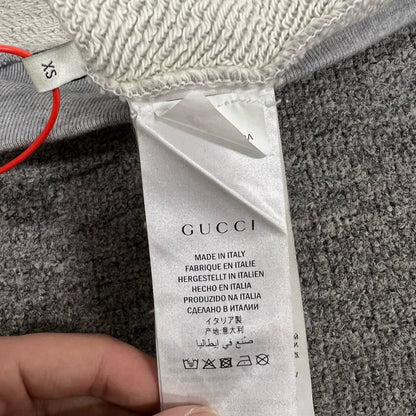 Gucci Gray Crewneck Sweatshirt with Logo