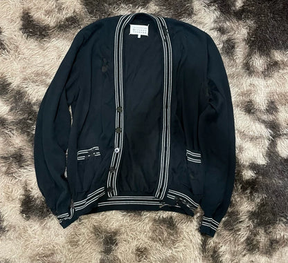 Maison Margiela Distressed Knit Cardigan