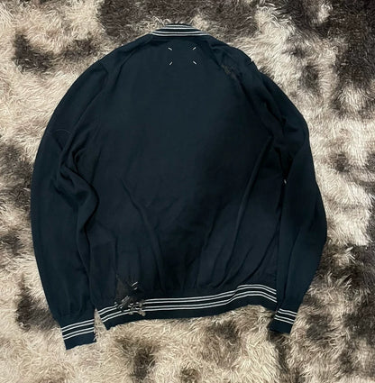 Maison Margiela Distressed Knit Cardigan