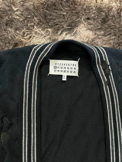 Maison Margiela Distressed Knit Cardigan