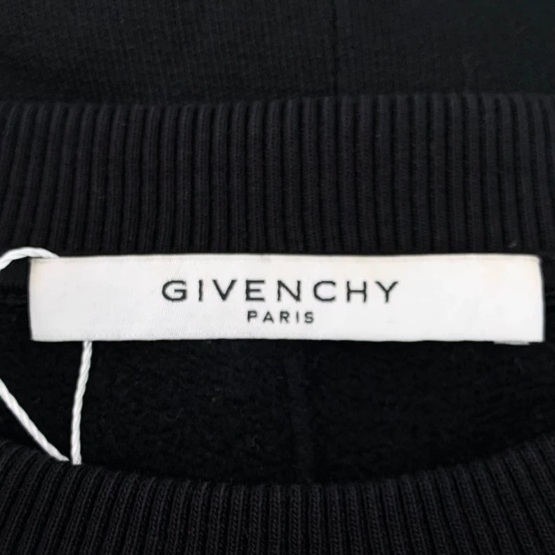 Givenchy Black Printed Cotton Sweatshirt