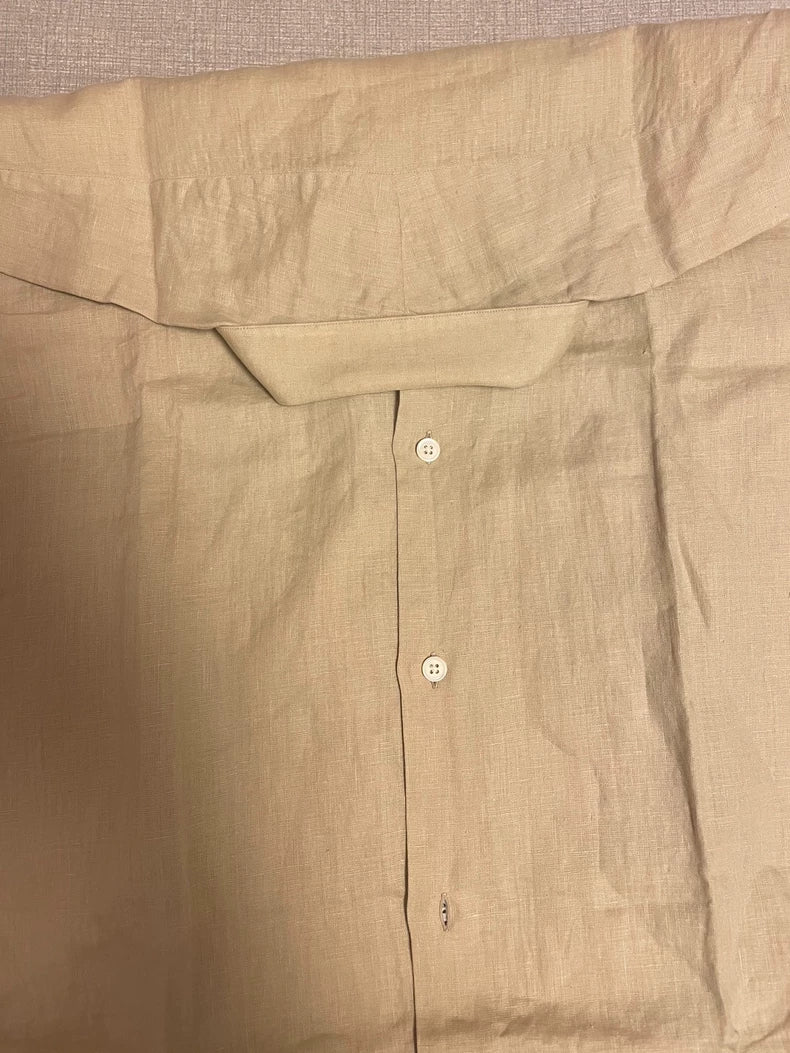 Hermes Linen Short Sleeve Shirt