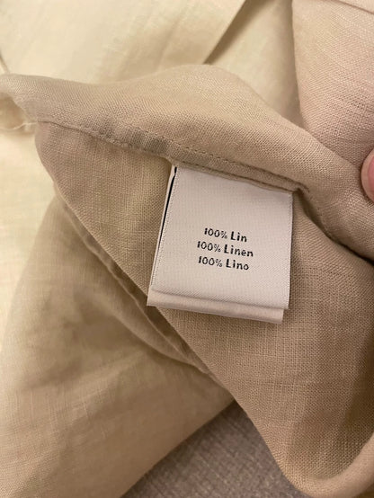 Hermes Linen Short Sleeve Shirt