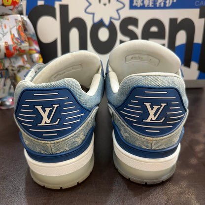 Louis Vuitton Blue Denim Low-Top Trainers for Men 0079