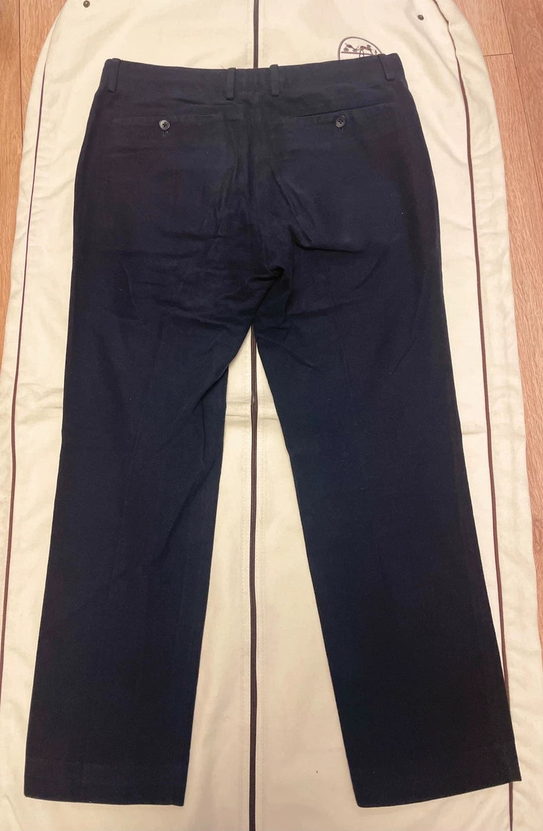 Hermes Men's Casual Pants in Dark Blue