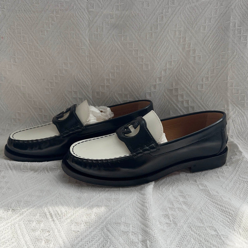 Gucci Stylish Black Leather Loafers for Men 0079