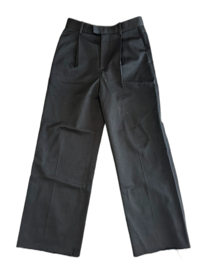 Bottega Veneta Black Wide-Leg Work Pants