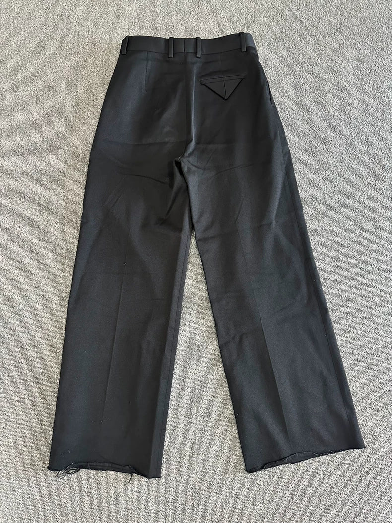 Bottega Veneta Black Wide-Leg Work Pants