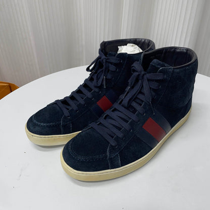 Gucci Suede High-Top Sneakers for Men 0079