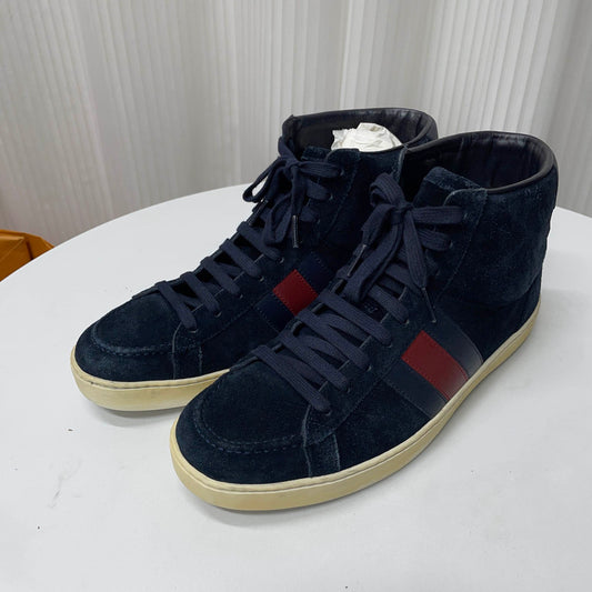 Gucci Suede High-Top Sneakers for Men 0079