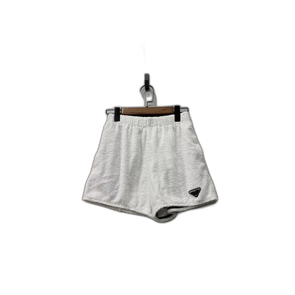 PRADA Towel Logo Triangle Shorts Size 38