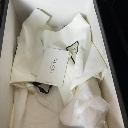 Gucci Screener Green Leather Sneakers 0079