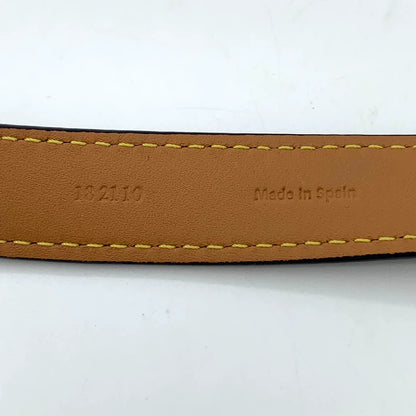 Black Loewe Logo Metal Belt 90cm
